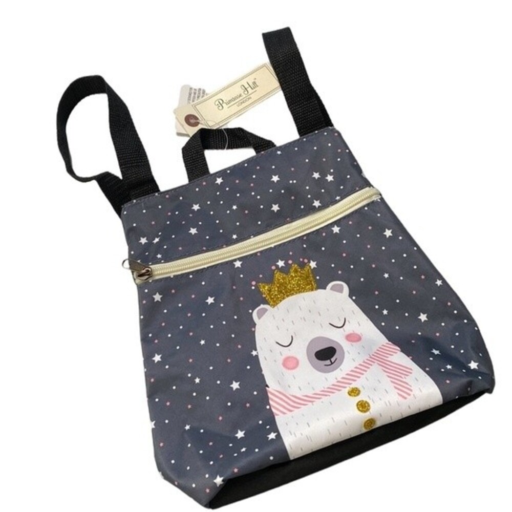 Primrose Hill Polar Bear Backpack Small Stars Polka Dots